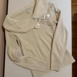 Vintage Faux Fur Sweater